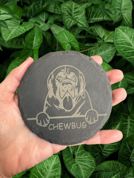 Custom Engaved Slate Coasters